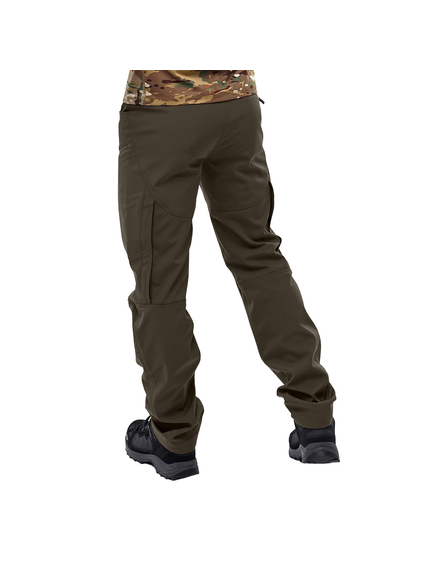 Тактичні штани софтшелл чоловічі олива Soft Shell Spartan Olive, Розмір брюк: 52-54/188, зображення 4
