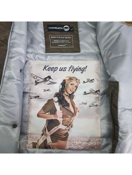 Куртка Аляска зимова N-3B slim Tundra Top Gun, Розмір: 44-46 (S), зображення 16