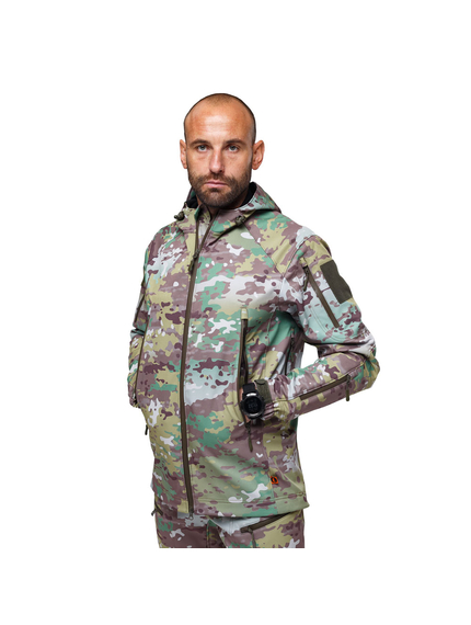 Демисезонная мужская куртка для охоты Soft Shell Spartan Util Cam, Розмір: 56-58 (XL), зображення 4
