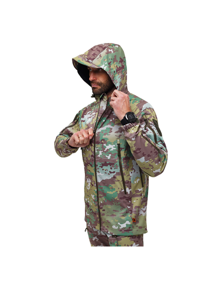 Демисезонная мужская куртка для охоты Soft Shell Spartan Util Cam, Размер: 64-66 (ХХХL), фото 5