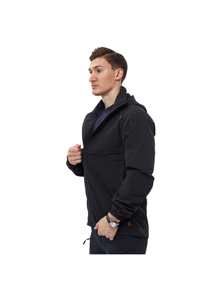 Мужская куртка-ветровка с капюшоном Breeze Gen 2 Black, Размер: 44-46 (S), фото 4