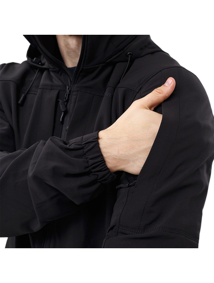 Мужская куртка-ветровка с капюшоном Breeze Gen 2 Black, Размер: 44-46 (S), фото 11