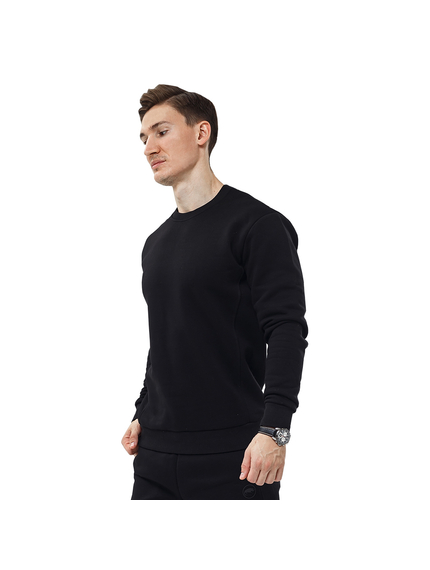 Чорний світшот чоловічий Warm Black, Розмір: 52-54 (L), зображення 5