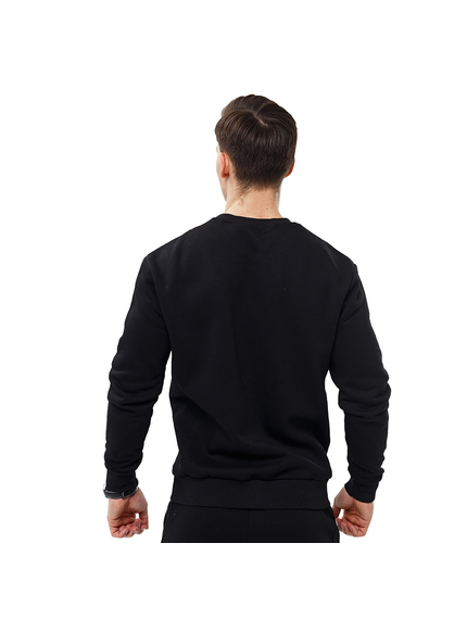 Черный свитшот мужской Warm Black, Размер: 56-58 (XL), фото 4