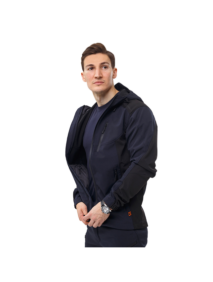 Куртка Soft Shell Predator Navy/Black, Розмір: 62-60 (XXL), зображення 4