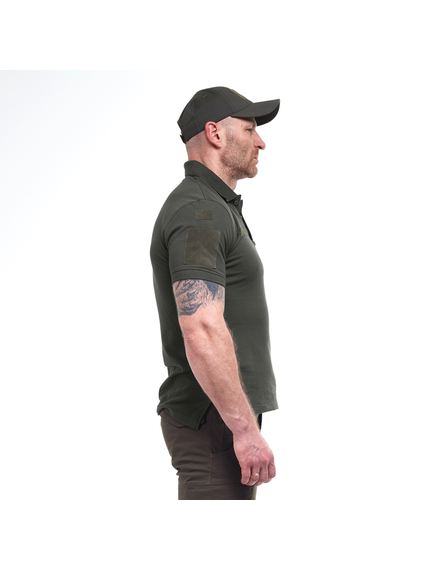 Футболка тактична Polo Olive, Розмір: 62-60 (XXL), зображення 4