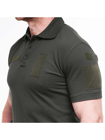 Футболка тактична Polo Olive, Розмір: 56-58 (XL), зображення 7