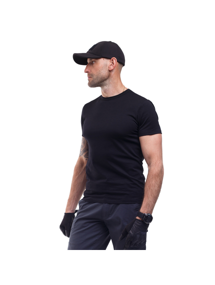 Футболка чоловіча чорна Jersey Black, Розмір: 62-60 (XXL), зображення 3