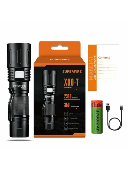 Ліхтар Superfire X60-T, зображення 7
