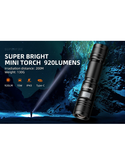 Ліхтар Superfire A2 P50, зображення 3