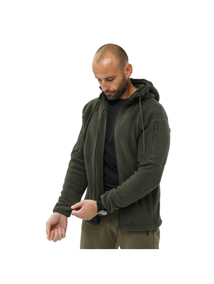 Мужская флисовая куртка с капюшоном Viking Olive, Размер: 40-42 (XS), фото 3