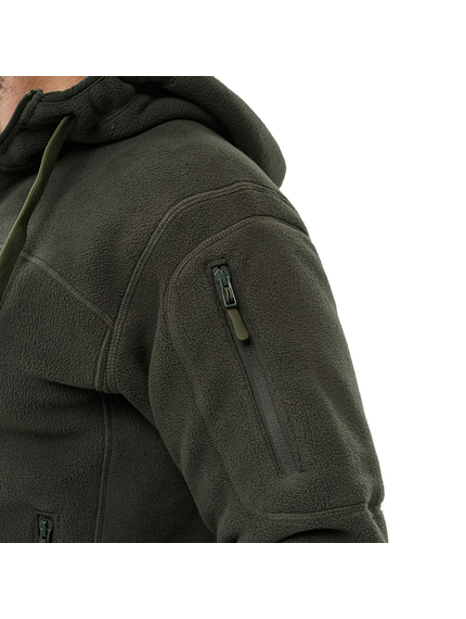 Мужская флисовая куртка с капюшоном Viking Olive, Размер: 64-66 (ХХХL), фото 15