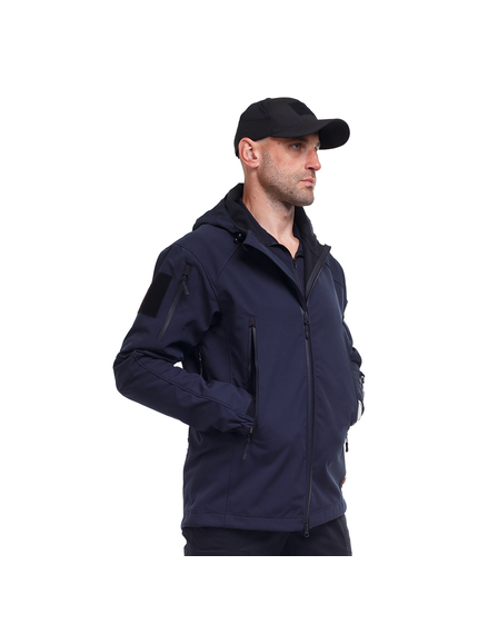 Мужская демисезонная куртка Soft Shell Spartan Navy, Размер: 56-58 (XL), фото 4
