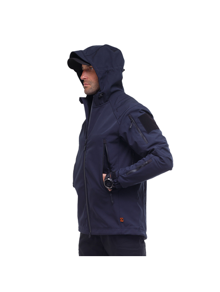 Мужская демисезонная куртка Soft Shell Spartan Navy, Размер: 56-58 (XL), фото 6