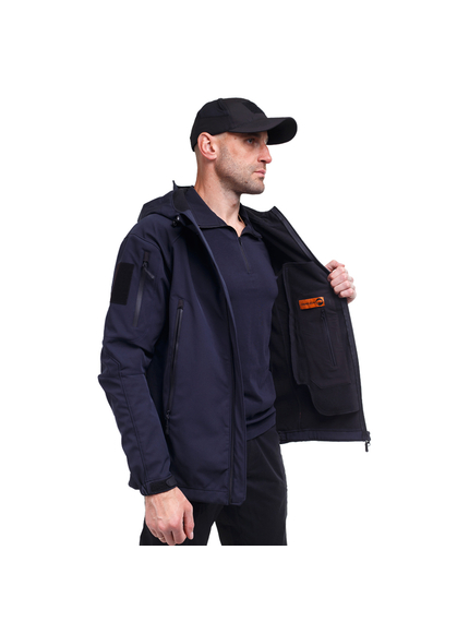 Мужская демисезонная куртка Soft Shell Spartan Navy, Размер: 56-58 (XL), фото 9