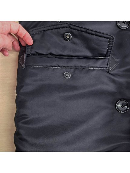 Зимняя куртка Аляска мужская черная N-3B Top Gun Black, Размер: 56-58 (XL), фото 20
