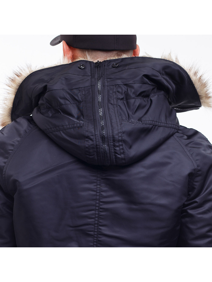 Зимова куртка бомбер чоловіча N-2B Slim Black чорна, Розмір: 56-58 (XL), зображення 13