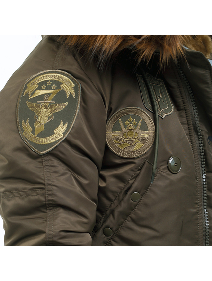 Куртка Аляска зимняя N-3B slim Tundra Top Gun, Размер: 40-42 (XS), фото 13