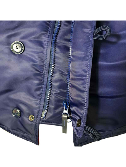 Чоловіча куртка Аляска синя Slim Fit N-3B Navy, Розмір: 56-58 (XL), зображення 30