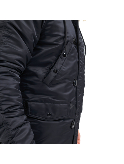 Куртка Аляска чоловіча зимова Slim Fit N-3B Black, Розмір: 48-50 (M), зображення 8