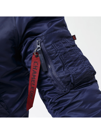 Чоловіча куртка Аляска синя Slim Fit N-3B Navy, Розмір: 44-46 (S), зображення 21