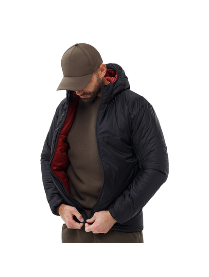 Мужская куртка черная с капюшоном Dufour Black, Размер: 44-46 (S), фото 7