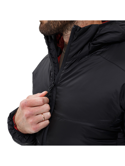 Чоловіча куртка чорна з капюшоном Dufour Black, Розмір: 62-60 (XXL), зображення 10