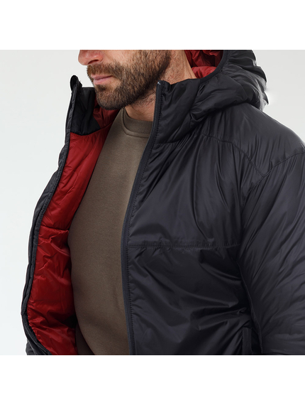 Чоловіча куртка чорна з капюшоном Dufour Black, Розмір: 62-60 (XXL), зображення 11