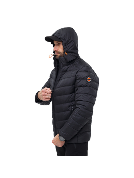 Черная стеганая куртка мужская с капюшоном Proxima Black, Размер: 44-46 (S), фото 6