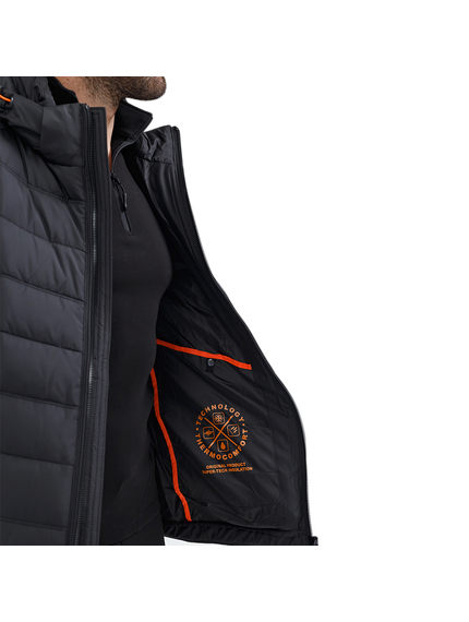 Черная стеганая куртка мужская с капюшоном Proxima Black, Размер: 44-46 (S), фото 12