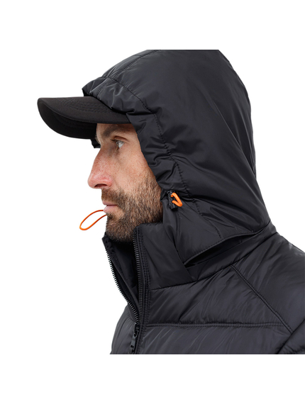 Черная стеганая куртка мужская с капюшоном Proxima Black, Размер: 44-46 (S), фото 8