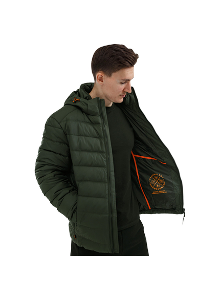 Мужская куртка олива с капюшоном Proxima Olive, Размер: 60-62 (XXL), фото 3