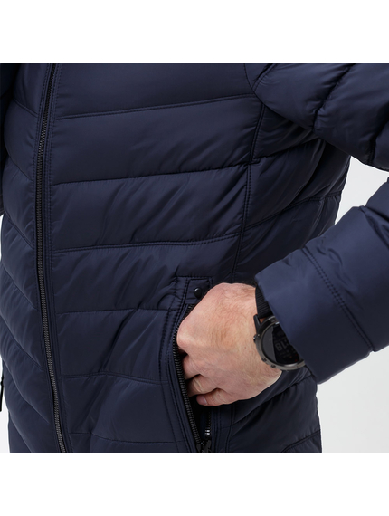 Синяя мужская куртка спортивная с капюшоном Proxima Navy, Размер: 56-58 (XL), фото 12