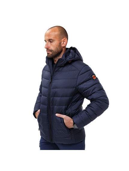 Синяя мужская куртка спортивная с капюшоном Proxima Navy, Размер: 52-54 (L), фото 4