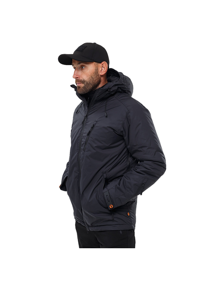 Куртка зимняя мужская черная Weisshorn Black, Размер: 44-46 (S), фото 3