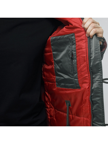 Сіра чоловіча куртка Аляска Slim Fit N-3B Gray подовжена, Розмір: 48-50 (M), зображення 16