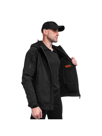 Куртка Soft Shell Spartan Black, Розмір: 52-54 (L), зображення 9