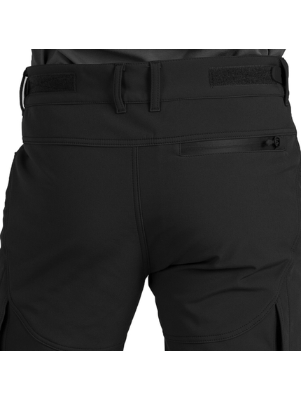 Мужские брюки черные Soft Shell Spartan Black, Размер брюк / рост: 44-46/176, фото 12