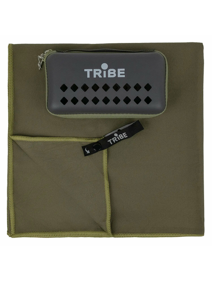 Полотенце из микрофибры Tribe Pocket Towel 50х100 см Army Green, фото 7