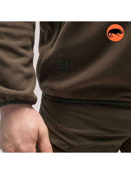 Демисезонная мужская флисовая кофта Stratus Olive, Размер: 52-54 (L), фото 5