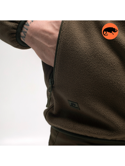 Демисезонная мужская флисовая кофта Stratus Olive, Размер: 52-54 (L), фото 4