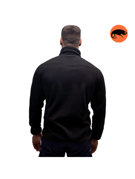 Демісезонна чоловіча кофта флісова чорна Stratus Black, Розмір: 62-60 (XXL), зображення 4