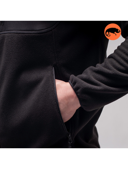 Демісезонна чоловіча кофта флісова чорна Stratus Black, Розмір: 62-60 (XXL), зображення 7