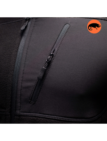 Демісезонна чоловіча кофта флісова чорна Stratus Black, Розмір: 62-60 (XXL), зображення 6