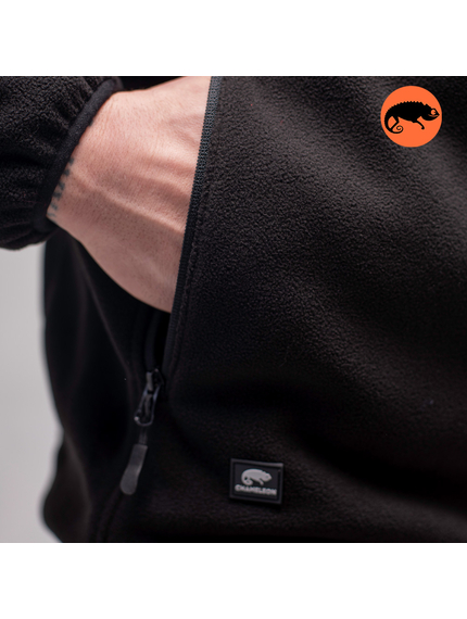 Демісезонна чоловіча кофта флісова чорна Stratus Black, Розмір: 62-60 (XXL), зображення 5