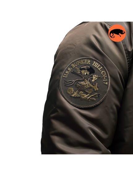 Куртка MA-1 hooded light Olive, Розмір: 64-66 (XXXL), зображення 4