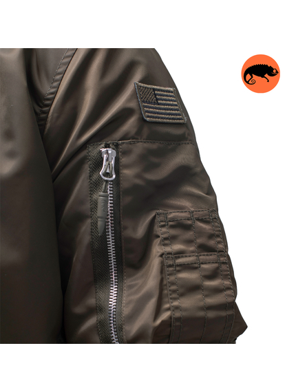 Куртка MA-1 hooded light Olive, Розмір: 48-50 (M), зображення 6