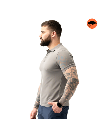 Футболка Polo Shirt Casual dark gray, Розмір: 48-50 (M), зображення 3