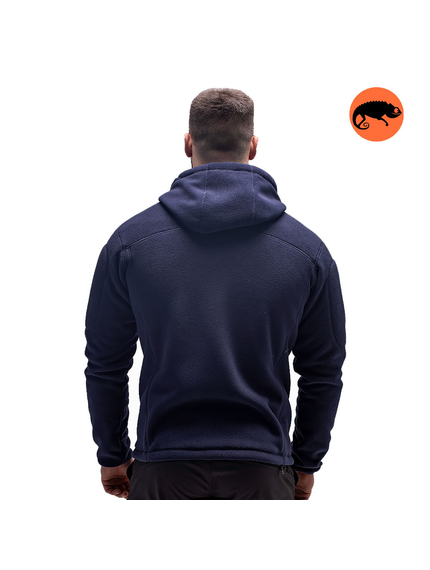 Чоловіча флісова куртка з капюшоном Viking Navy, Розмір: 40-42 (XS), зображення 4