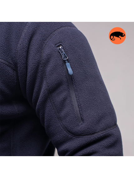 Чоловіча флісова куртка з капюшоном Viking Navy, Розмір: 56-58 (XL), зображення 6